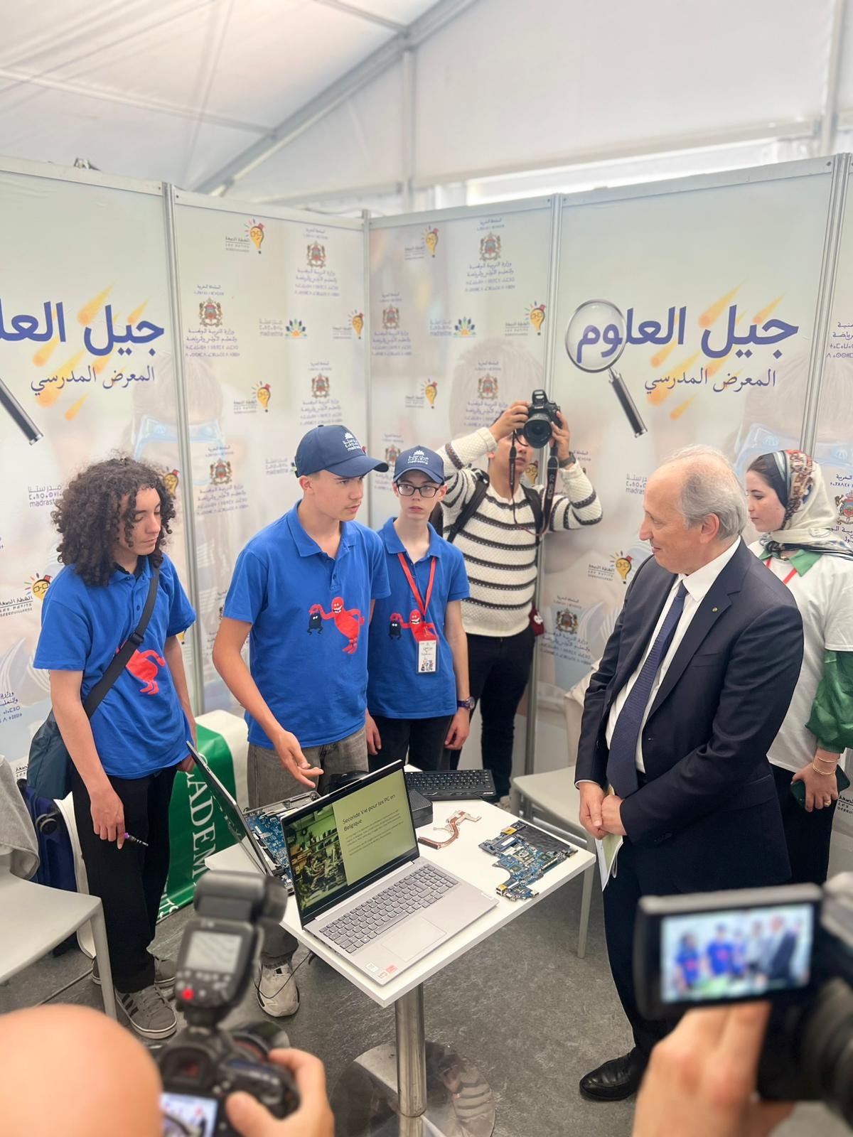 Stand de l'Académie des Savoirs au Festival international de Rabat